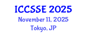 International Conference on Computer Sciences and Software Engineering (ICCSSE) November 11, 2025 - Tokyo, Japan