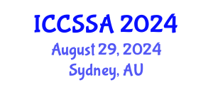 International Conference on Computer Sciences, Softwares and Applications (ICCSSA) August 29, 2024 - Sydney, Australia