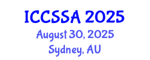 International Conference on Computer Sciences, Softwares and Applications (ICCSSA) August 30, 2025 - Sydney, Australia