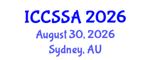 International Conference on Computer Sciences, Softwares and Applications (ICCSSA) August 30, 2026 - Sydney, Australia