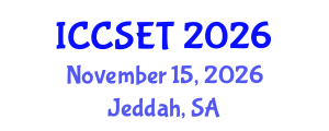 International Conference on Computer Systems Engineering and Technology (ICCSET) November 15, 2026 - Jeddah, Saudi Arabia