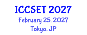 International Conference on Computer Systems Engineering and Technology (ICCSET) February 25, 2027 - Tokyo, Japan