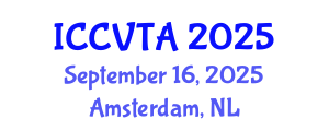 International Conference on Computer Vision Theory and Applications (ICCVTA) September 16, 2025 - Amsterdam, Netherlands
