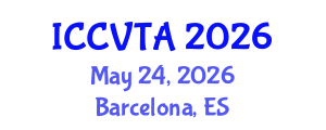 International Conference on Computer Vision Theory and Applications (ICCVTA) May 24, 2026 - Barcelona, Spain