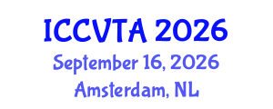 International Conference on Computer Vision Theory and Applications (ICCVTA) September 16, 2026 - Amsterdam, Netherlands