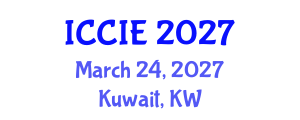 International Conference on Computers and Industrial Engineering (ICCIE) March 24, 2027 - Kuwait, Kuwait International Conference on Computers and Industrial Engineering (ICCIE) March 24, 2027 - Kuwait, Kuwait