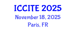 International Conference on Computers and Information Technology in Education (ICCITE) November 18, 2025 - Paris, France