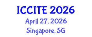 International Conference on Computers and Information Technology in Education (ICCITE) April 27, 2026 - Singapore, Singapore International Conference on Computers and Information Technology in Education (ICCITE) April 27, 2026 - Singapore, Singapore