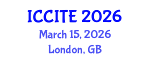 International Conference on Computers and Information Technology in Education (ICCITE) March 15, 2026 - London, United Kingdom
