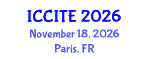 International Conference on Computers and Information Technology in Education (ICCITE) November 18, 2026 - Paris, France