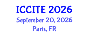 International Conference on Computers and Information Technology in Education (ICCITE) September 20, 2026 - Paris, France