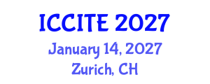 International Conference on Computers and Information Technology in Education (ICCITE) January 14, 2027 - Zurich, Switzerland