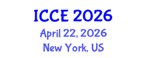 International Conference on Computers in Education (ICCE) April 22, 2026 - New York, United States