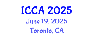 International Conference on Computics and Applications (ICCA) June 19, 2025 - Toronto, Canada International Conference on Computics and Applications (ICCA) June 19, 2025 - Toronto, Canada