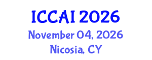 International Conference on Computing and Artificial Intelligence (ICCAI) November 04, 2026 - Nicosia, Cyprus International Conference on Computing and Artificial Intelligence (ICCAI) November 04, 2026 - Nicosia, Cyprus