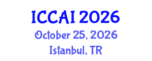 International Conference on Computing and Artificial Intelligence (ICCAI) October 25, 2026 - Istanbul, Turkey