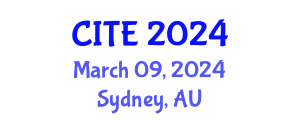 International Conference on Computing and Information Technology (CITE) March 09, 2024 - Sydney, Australia
