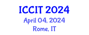 International Conference on Computing and Information Technology (ICCIT) April 04, 2024 - Rome, Italy