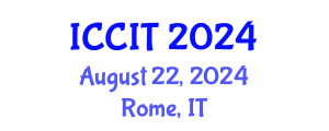 International Conference on Computing and Information Technology (ICCIT) August 22, 2024 - Rome, Italy