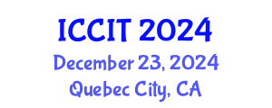 International Conference on Computing and Information Technology (ICCIT) December 23, 2024 - Quebec City, Canada