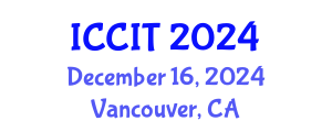 International Conference on Computing and Information Technology (ICCIT) December 16, 2024 - Vancouver, Canada