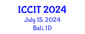 International Conference on Computing and Information Technology (ICCIT) July 15, 2024 - Bali, Indonesia