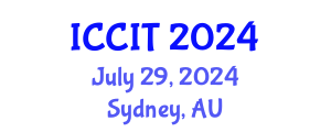 International Conference on Computing and Information Technology (ICCIT) July 29, 2024 - Sydney, Australia