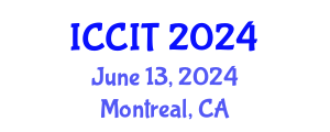International Conference on Computing and Information Technology (ICCIT) June 13, 2024 - Montreal, Canada