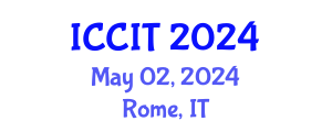 International Conference on Computing and Information Technology (ICCIT) May 02, 2024 - Rome, Italy