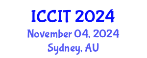International Conference on Computing and Information Technology (ICCIT) November 04, 2024 - Sydney, Australia