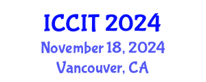 International Conference on Computing and Information Technology (ICCIT) November 18, 2024 - Vancouver, Canada