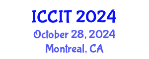 International Conference on Computing and Information Technology (ICCIT) October 28, 2024 - Montreal, Canada