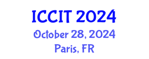 International Conference on Computing and Information Technology (ICCIT) October 28, 2024 - Paris, France