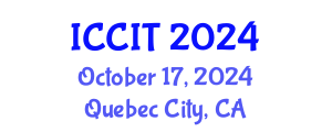 International Conference on Computing and Information Technology (ICCIT) October 17, 2024 - Quebec City, Canada