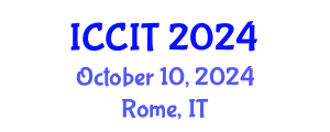 International Conference on Computing and Information Technology (ICCIT) October 10, 2024 - Rome, Italy