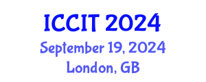 International Conference on Computing and Information Technology (ICCIT) September 19, 2024 - London, United Kingdom