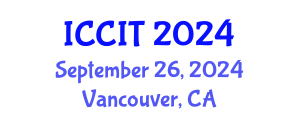 International Conference on Computing and Information Technology (ICCIT) September 26, 2024 - Vancouver, Canada