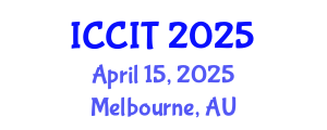 International Conference on Computing and Information Technology (ICCIT) April 15, 2025 - Melbourne, Australia