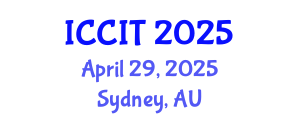 International Conference on Computing and Information Technology (ICCIT) April 29, 2025 - Sydney, Australia