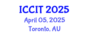 International Conference on Computing and Information Technology (ICCIT) April 05, 2025 - Toronto, Australia