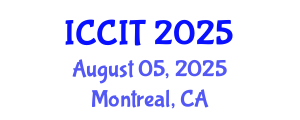 International Conference on Computing and Information Technology (ICCIT) August 05, 2025 - Montreal, Canada