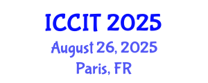 International Conference on Computing and Information Technology (ICCIT) August 26, 2025 - Paris, France