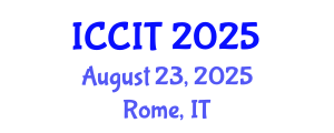 International Conference on Computing and Information Technology (ICCIT) August 23, 2025 - Rome, Italy