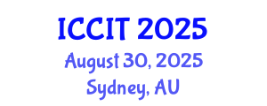 International Conference on Computing and Information Technology (ICCIT) August 30, 2025 - Sydney, Australia