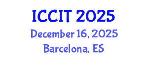 International Conference on Computing and Information Technology (ICCIT) December 16, 2025 - Barcelona, Spain