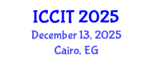 International Conference on Computing and Information Technology (ICCIT) December 13, 2025 - Cairo, Egypt