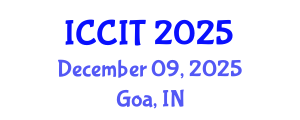 International Conference on Computing and Information Technology (ICCIT) December 09, 2025 - Goa, India