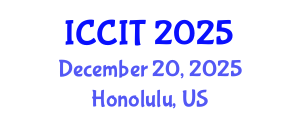 International Conference on Computing and Information Technology (ICCIT) December 20, 2025 - Honolulu, United States