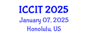 International Conference on Computing and Information Technology (ICCIT) January 07, 2025 - Honolulu, United States