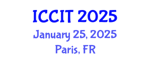 International Conference on Computing and Information Technology (ICCIT) January 25, 2025 - Paris, France